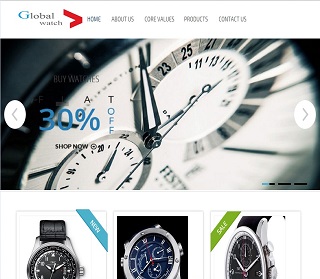 Global Watch Website Design