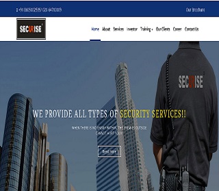 Securise Services Website Design